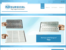 Tablet Screenshot of kdsurgical.com